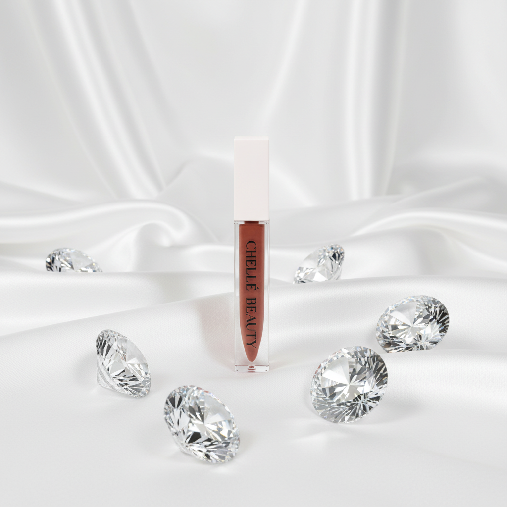 Velour Lip Gloss - White Silk & Diamonds